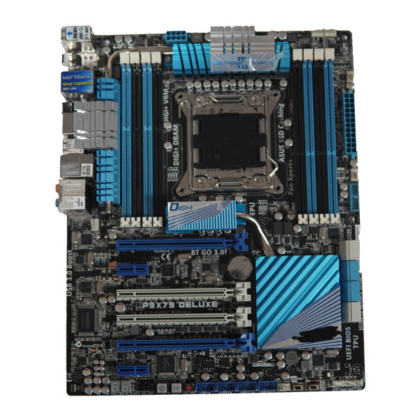 For P9X79 Deluxe computer motherboard 2011-pin ATX board type memory DDR3 64GB