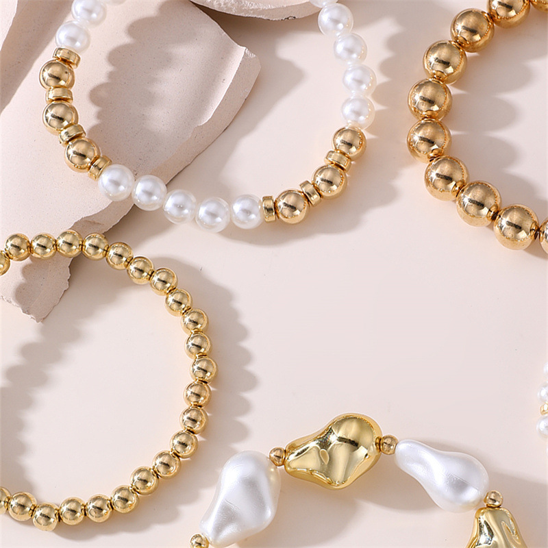 Modisches Perlenarmband Mit Muschel Elementen Für Damen_voghion.com