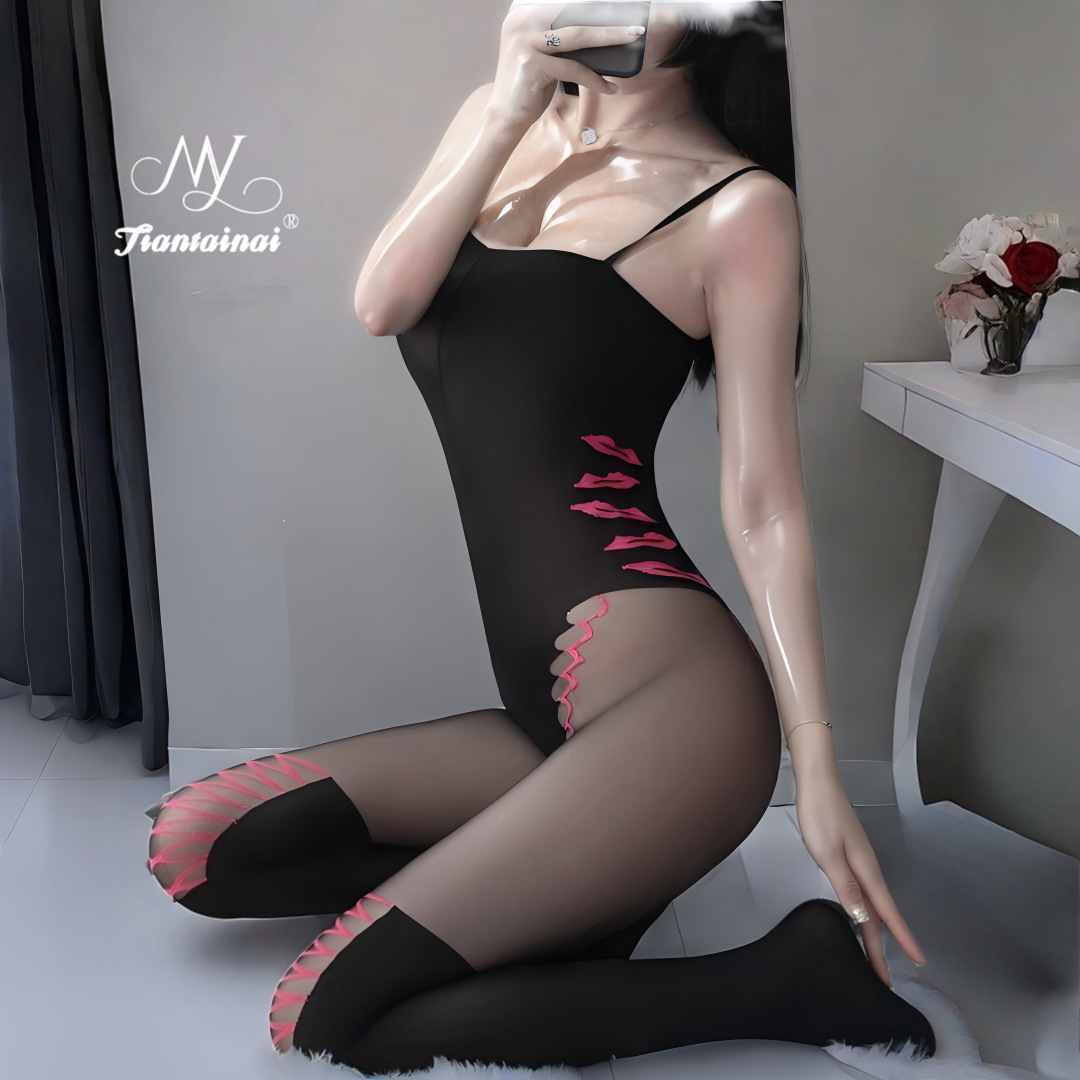 sexy lingerie pure desire sexy style silky close-fitting stockings jumpsuit thin transparent touch hot girl essential passion suit
