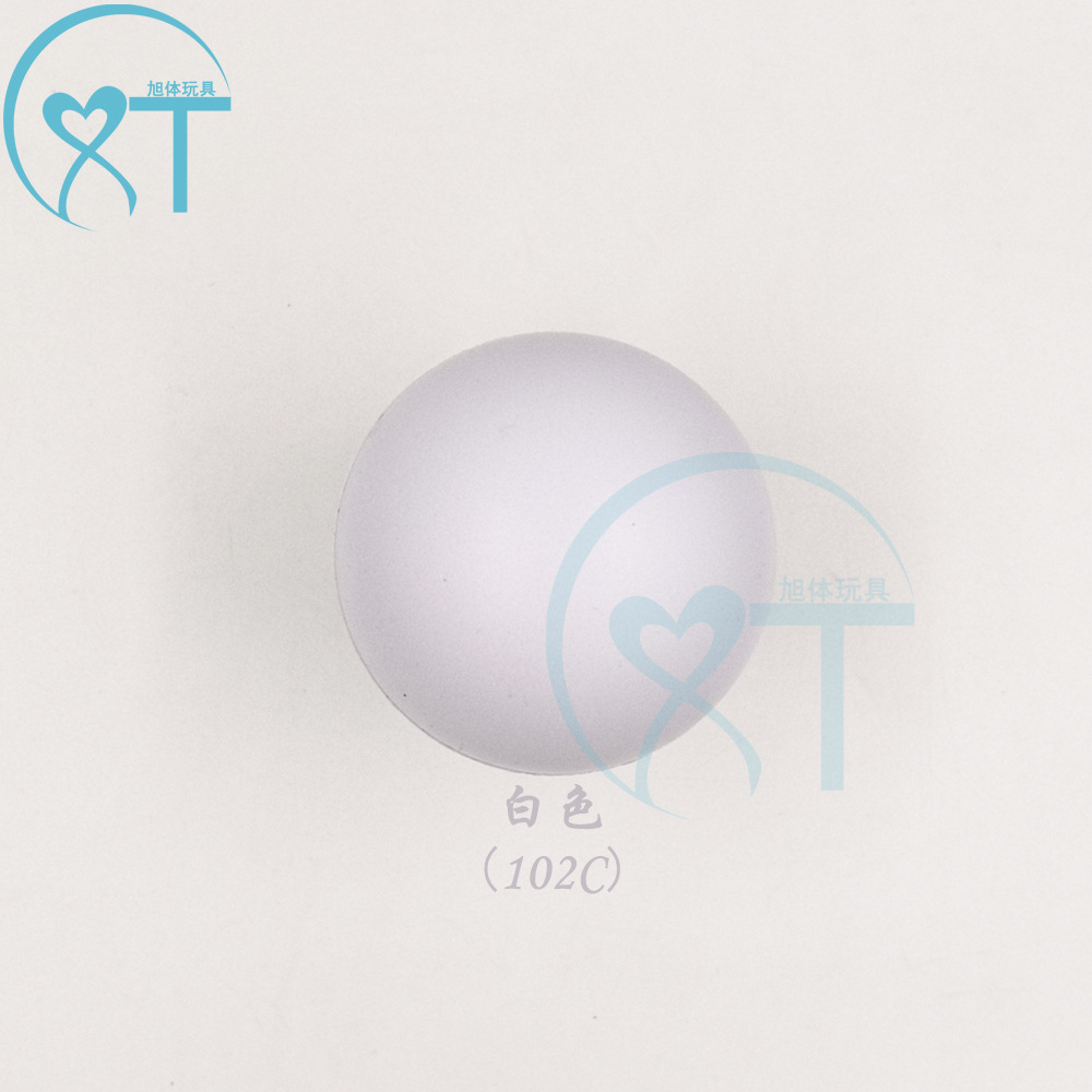 Venta caliente transfronteriza pu espuma tamaño pequeño color sólido brillante Bola de impresión de logotipo 4cm aerosol pintura estrés bola juguetes para niños