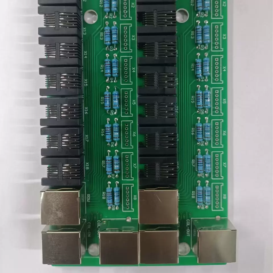 多路电能计量精度高电压电流采集温度控制检测多层线路板电路板