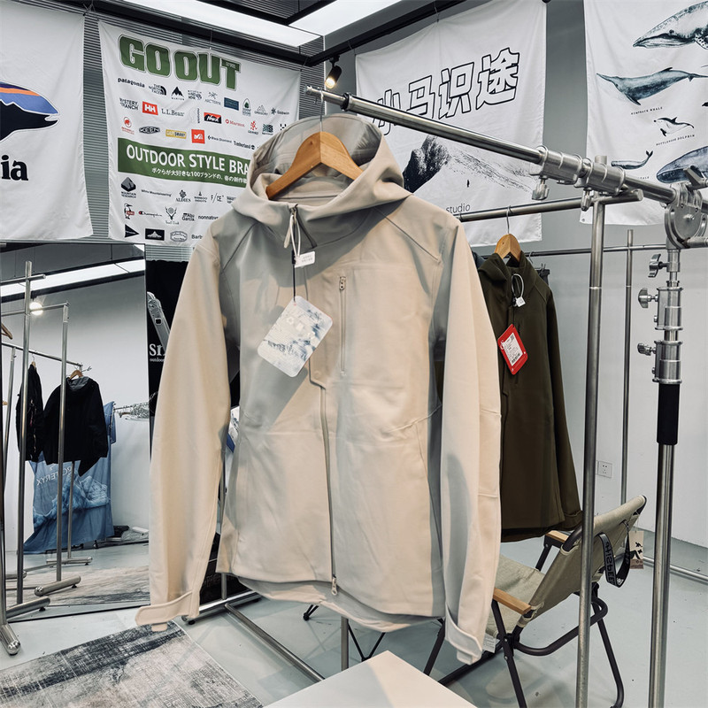 D-level alternative fully taped construction men's spring and autumn windproof, warm, water-repellent urban casual commuter softshell jacket