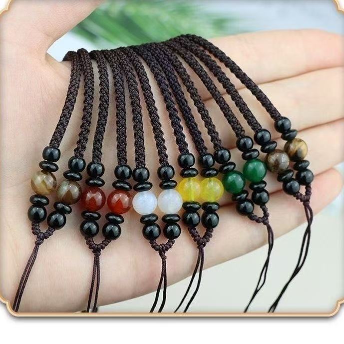 DIY Activity Pendant Lanyard Agate Jade Jade Pendant Pendant Rope Men's and Women's Pendant Rope Necklace Rope
