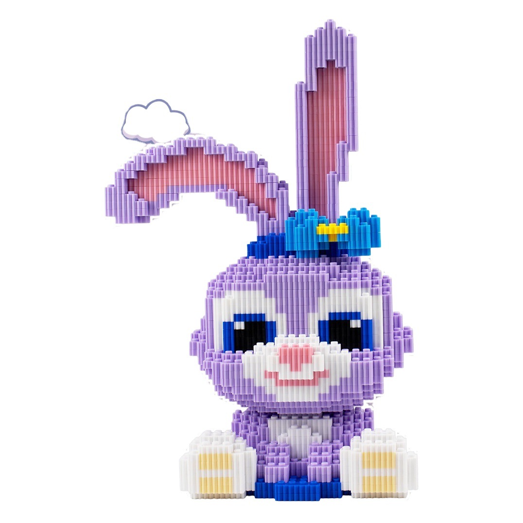 TikTok Net rojo mismo estilo niños y niñas adornos de juguete Caibao multi-pequeñas partículas ensamblando bloques de construcción de rompecabezas puesto mercado nocturno