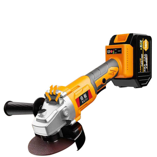 Industrial-grade brushless high-power lithium angle grinder polishing and grinding cross-border items cutting machine polishing machine factory wholesale