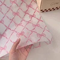 Розовый лук с сердец Сиднейская бумага для цветов Упаковка diy Материал для украшения День матери подарочная упаковочная бумага
