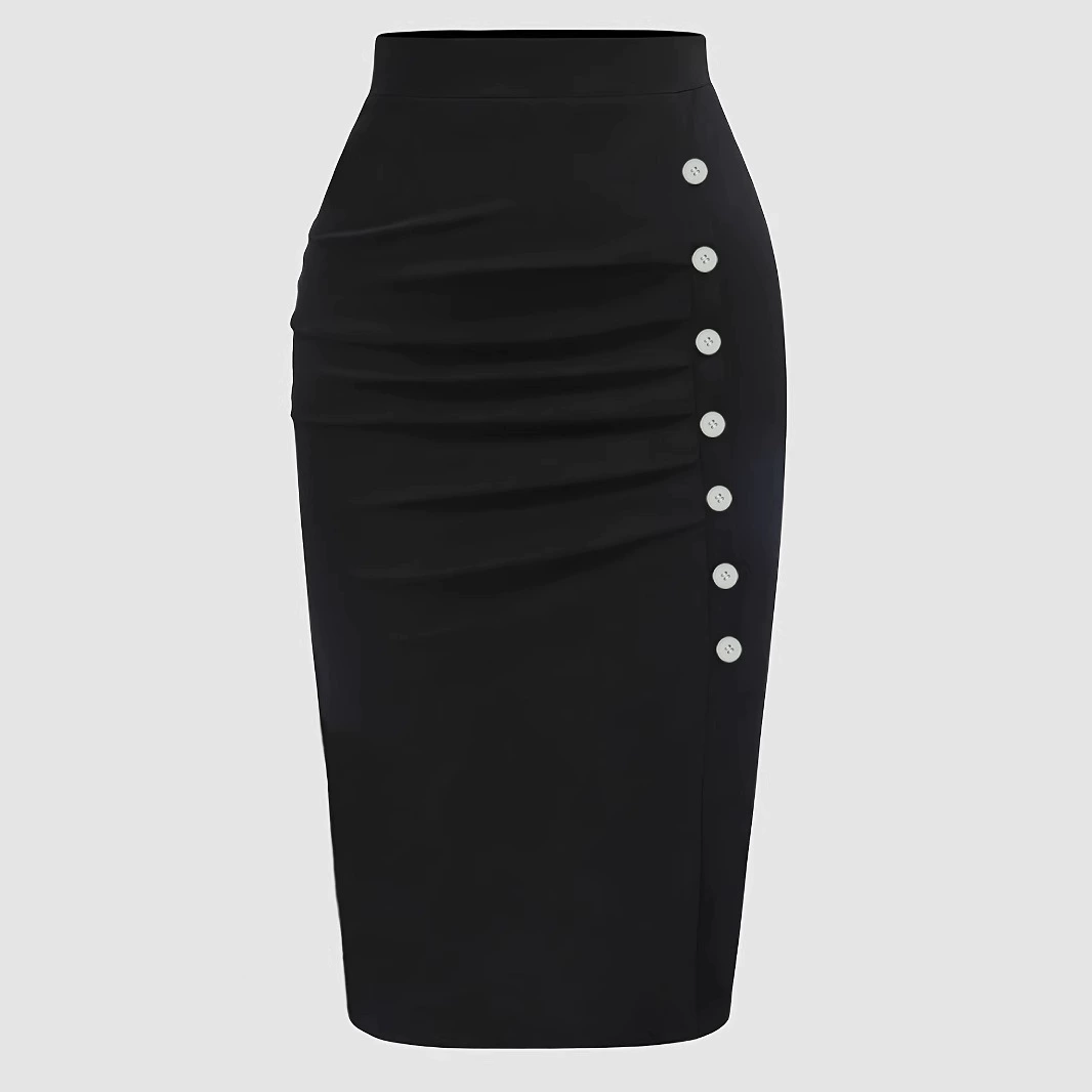 Трансграничные европейские и американские популярные черные пуговицы в этом году