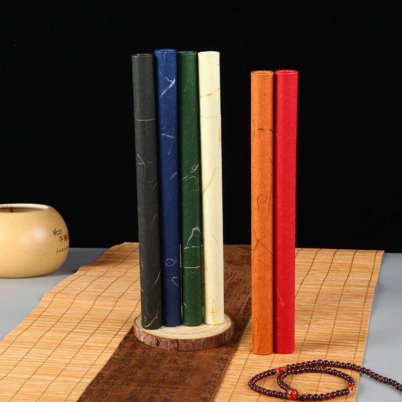 现货10克装云龙纹6色香筒 香桶 沉香 线香 卧香 檀香 通用装 香管