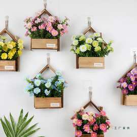 创意墙面花装饰壁挂花仿真花假花家居客厅店铺墙上装饰花挂件简约