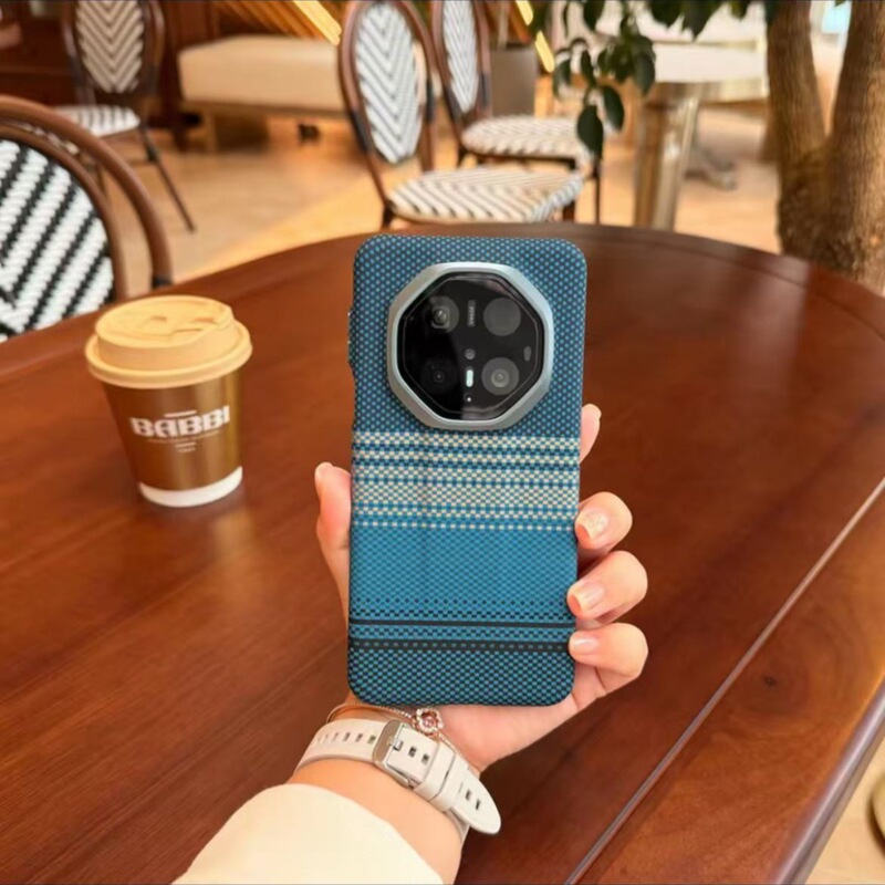 适用华为mate60rs非凡大师手机壳超薄pc70RS凯夫拉碳纤维纹防摔壳|undefined