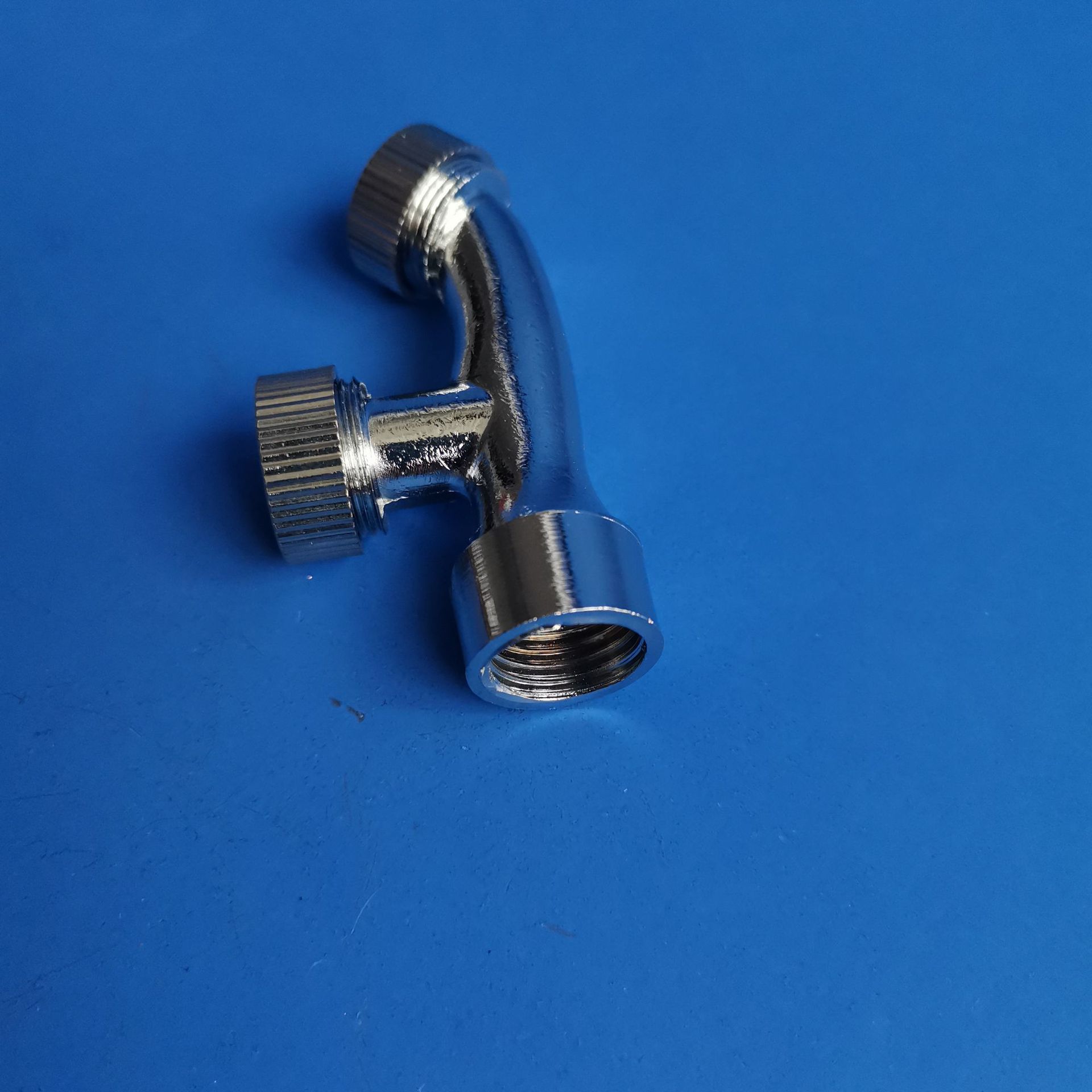 农用喷雾器配件镀铬合金前后双喷头进口前后双喷头三孔喷头K-5