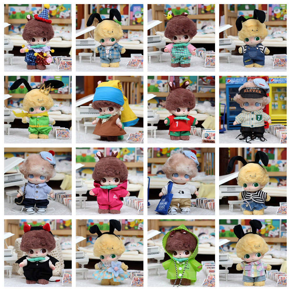 Only Clothes] Bubble Mart Vinyl Plush Pendant Dimoo Doll Clothes Pluto Clothes Collection Donald Duck