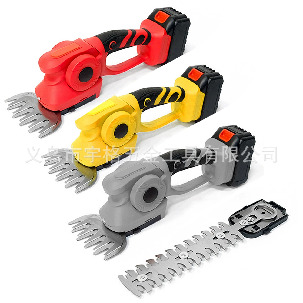 Аккумуляторная садовая машинка для стрижки живой изгороди, чайного куста и обрезки, перезаряжаемая литиевая батарея, для трансграничной торговли