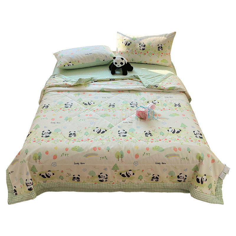 Edredón de aire acondicionado de algodón puro edredón de algodón lavable a máquina edredón de verano edredón de dormitorio edredón núcleo edredón de verano