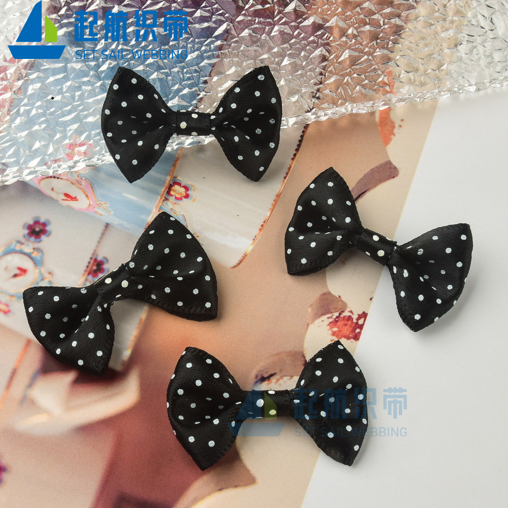 Factory bow 3mm bow needle stitched bow DIY handmade bow ribbon small bow