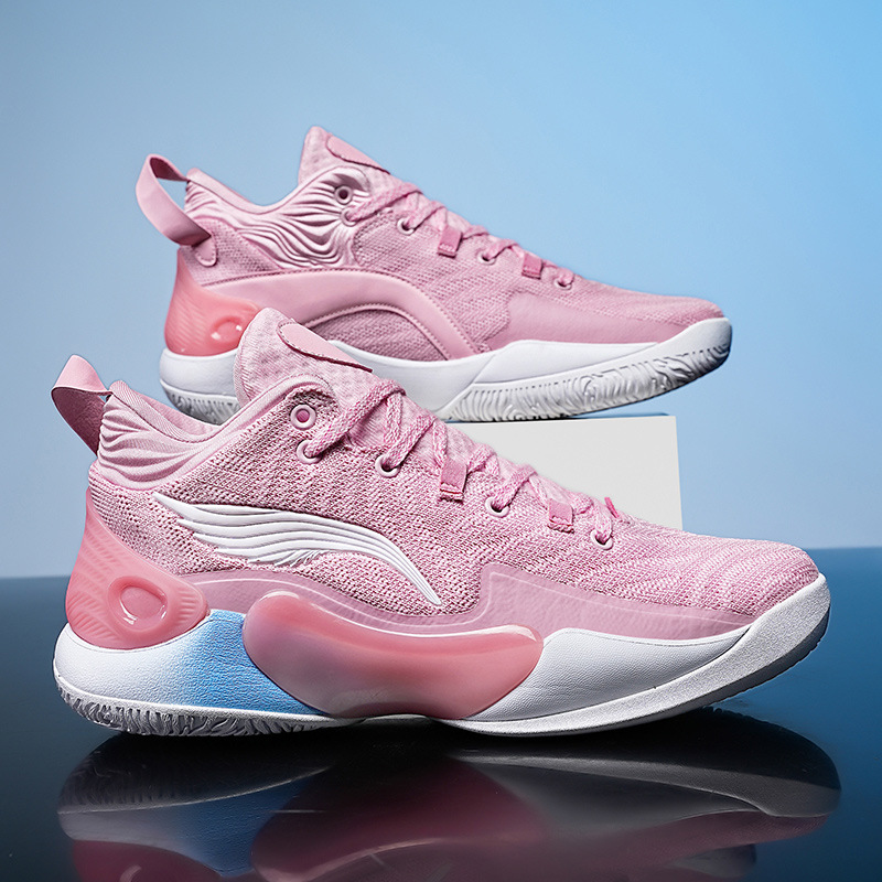 Zapatos de baloncesto transpirables de malla de alta calidad 18 fricción resistente al desgaste 17 zapatos juveniles