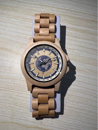 Niche Creative Light Luxury High-end Men's Watch Calendar Steel Wooden Automatic Quartz Watch Memorial Day Gift