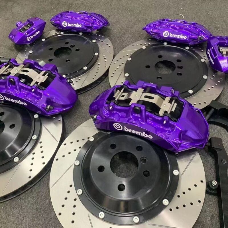 布雷博brembo V6前六后四活塞刹车卡钳套装适用任意车型18寸轮毂|undefined