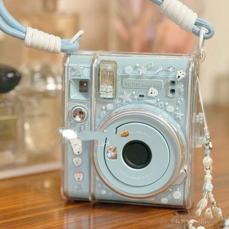 Mini40 Transparent Crystal Protective Instax Camera Case Accessories