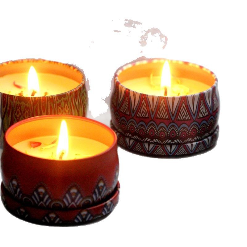 Duftlys med tørrede blomster til afslapning og god søvn_voghion.com