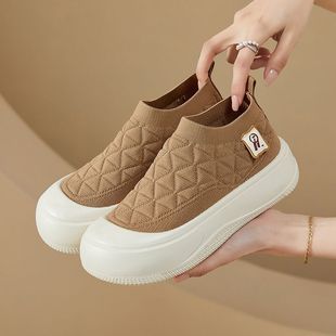 Spring New Style Old Beijing Cloth Shoes for Women, Casual Breathable Mom Shoes, Non-Slip Soft Sole Cloth Shoes for Middle-Aged and Elderly People