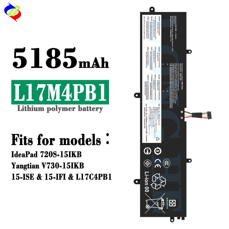 Suitable for Lenovo L17M4Pb1 Notebook Battery Ideapad 720S-15Ikb/Yangtian V730-15Ikb
