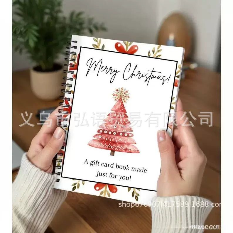 跨境创意圣诞节礼物圣诞节贺卡本纪念册圣诞快乐创意礼品套装
