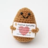 Dark brown potato german card
