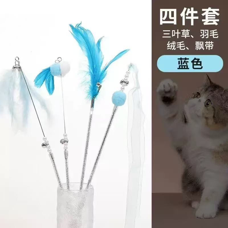 仙女杆逗猫棒耐咬互动铃铛仙女逗猫棒猫玩具工厂直销批发猫玩具|undefined