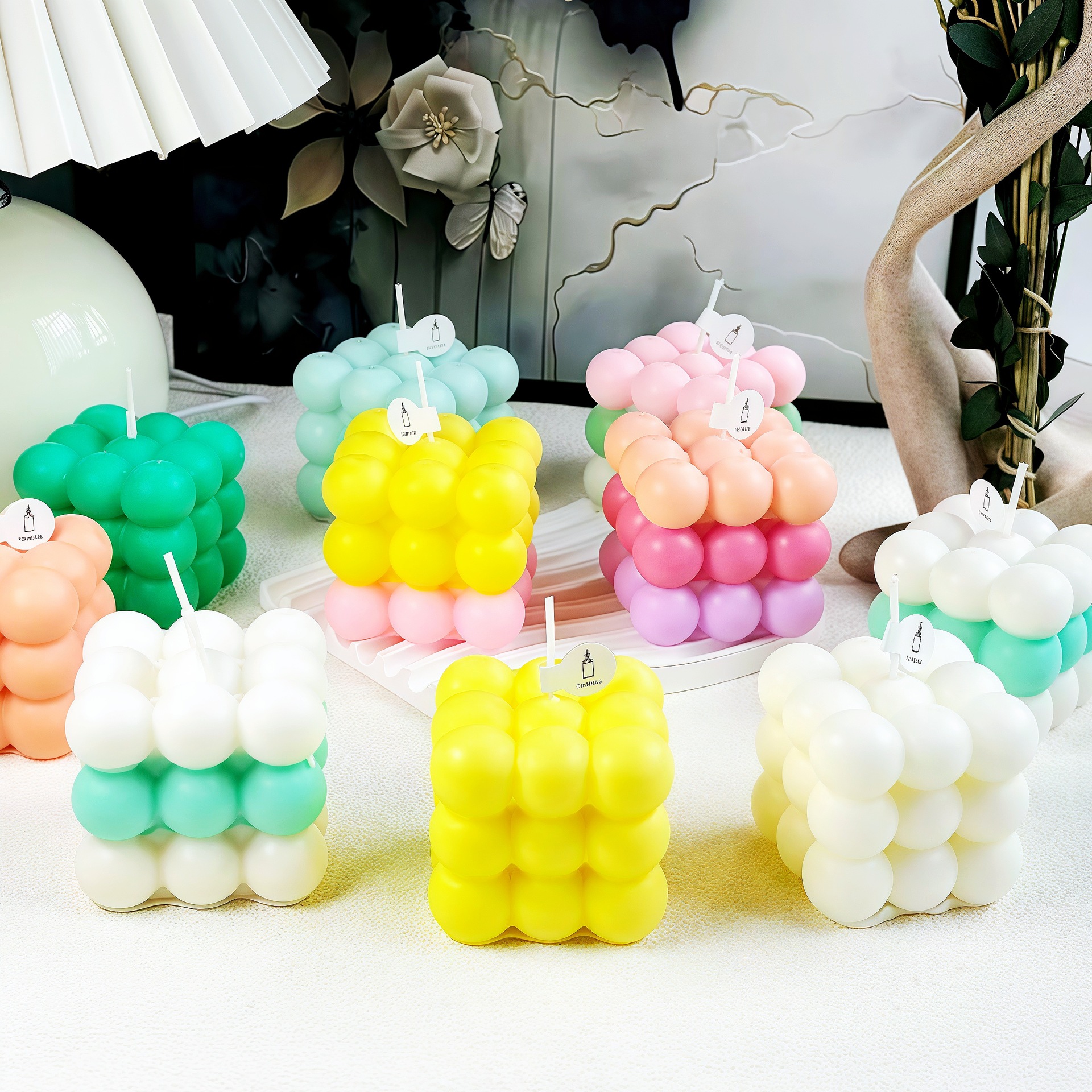 Magic cube aromatherapie kaars creatieve woondecoratie_voghion.com