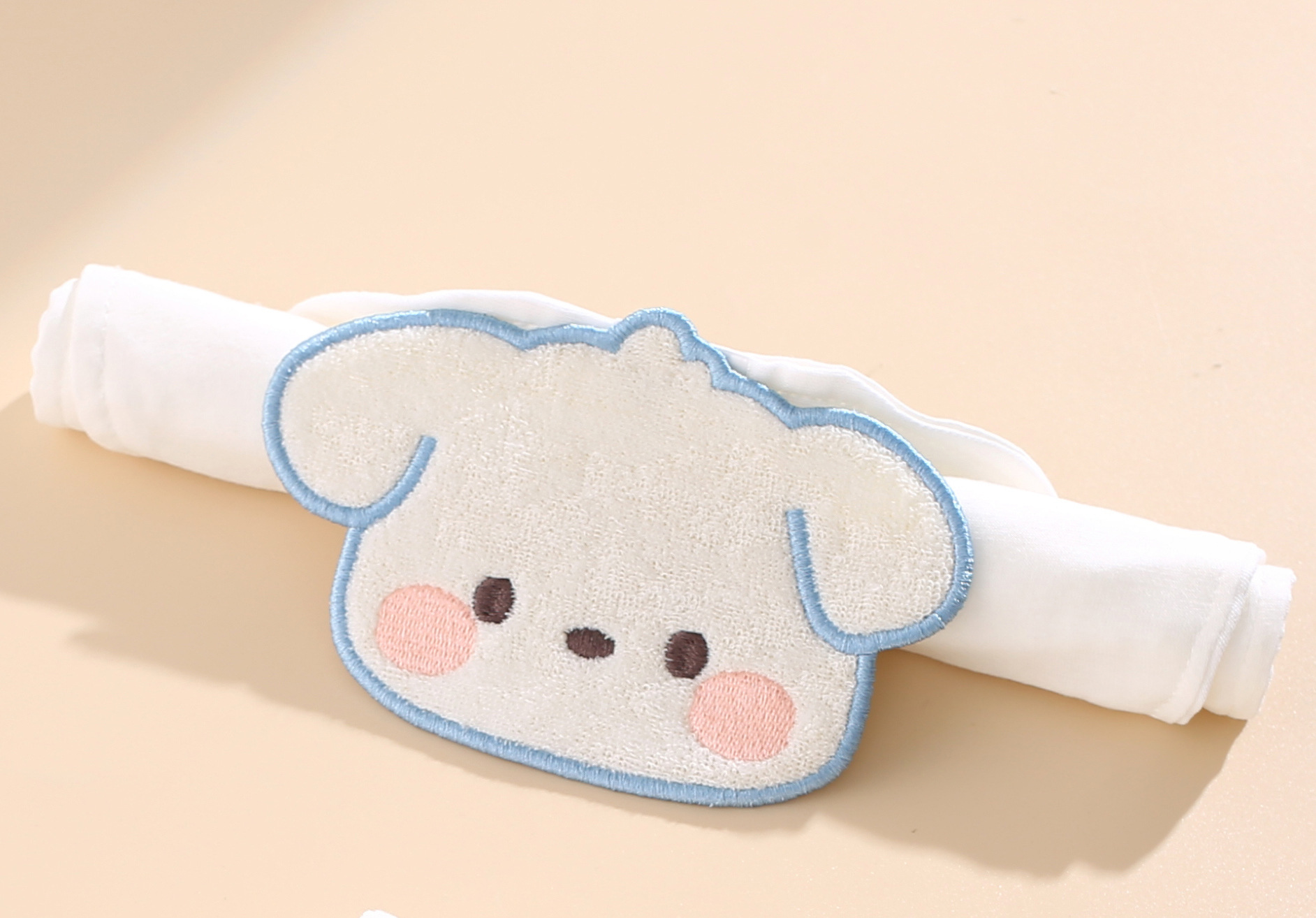 Blue puppy small size four layers (0-1 years old/19*26cm)
