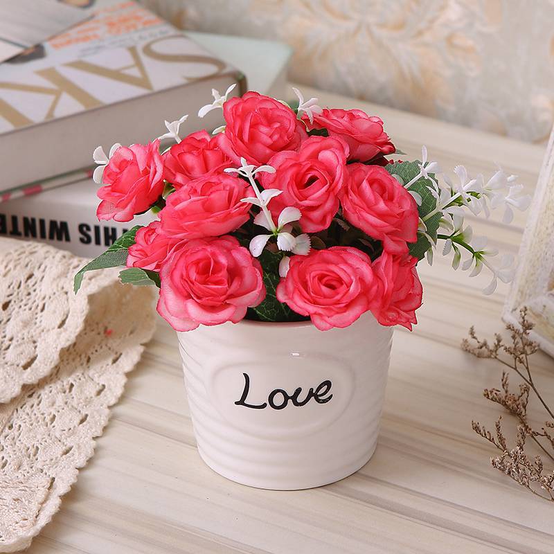 Gobo -colored LOVE Cup (Pink Rose)