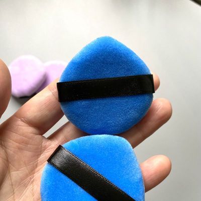 超柔散粉扑 水滴形干粉扑 定妆蜜粉扑化妆工具可定制logo颜色形状|ru