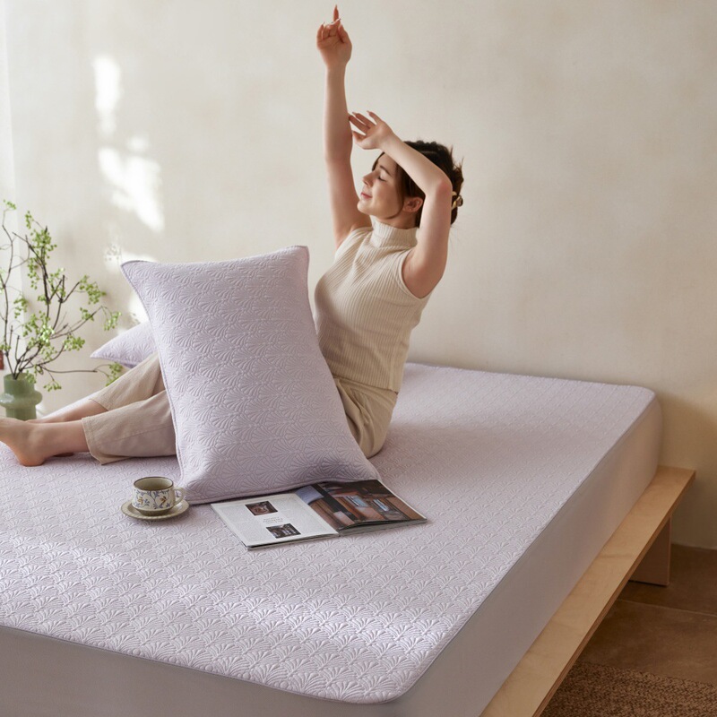 New Technology for Cooling, Giving You a Feeling of Coolness While Sleeping. Class a Naked-Sleeping-Grade Ice Snow Flower Cooling Mat Three-Piece Set, Summer Dry and Soft Mat