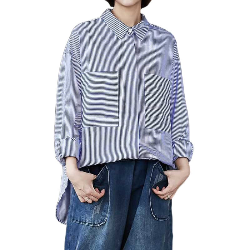 Spring colored long-sleeve, shirt, trend of season, loose fit