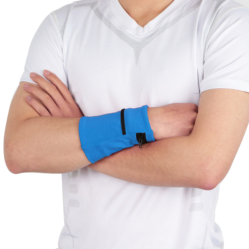 Wholesale sports running wrist bag armband for men and women running mobile phone arm bag outdoor storage coin purse gift arm bag