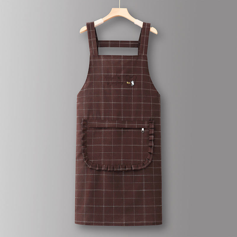 발수제가 늘어선 Brown-HL1335 면 스트랩