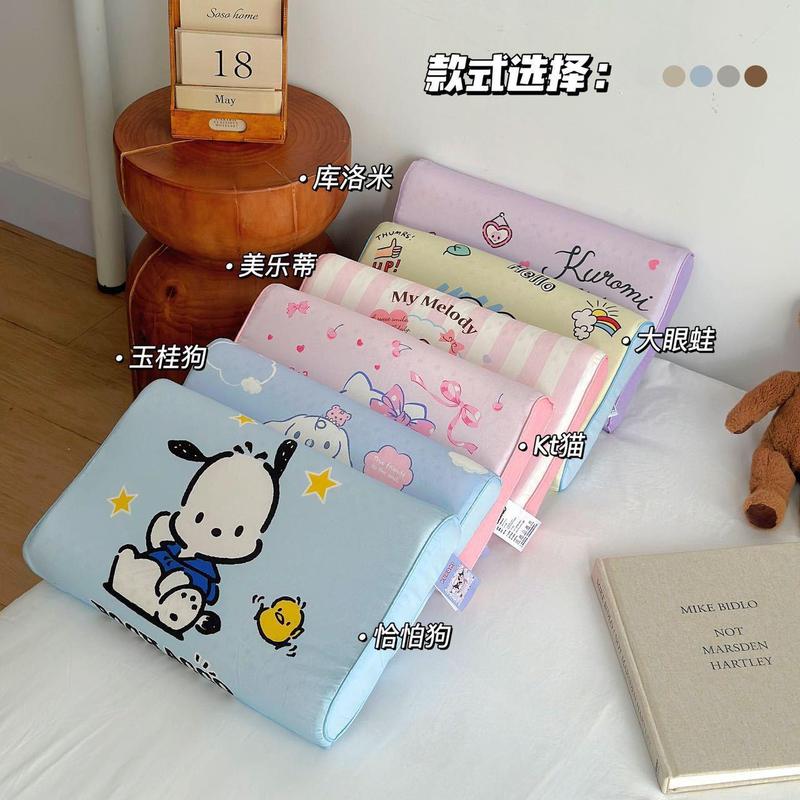 Sanrio children latex pillow cartoon class a baby cotton pillowcase cotton removable compression wholesale