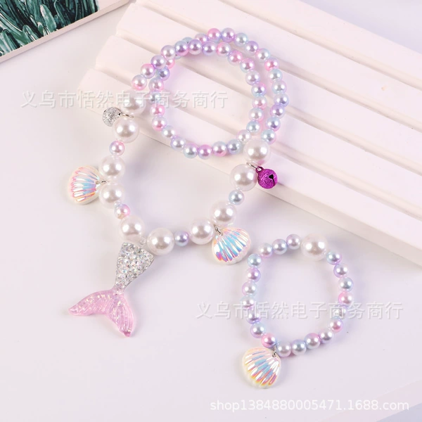 2#pink fish tail 2 -piece set [card paper packaging]