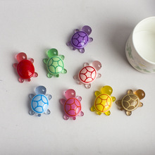 4.5厘米夜光龟diy树脂配件批发 手机挂件钥匙扣冰箱贴挪车牌摆件