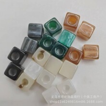 8*8mm��֬�pɫ���K���ɢ��DIY�ֹ��������K��܇���Ʒ���