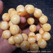 二代白蜜蜡手链花蜜蜡黄蜜蜡树脂蜜蜡人造蜜蜡仿蜜蜡手链仿蜜蜡