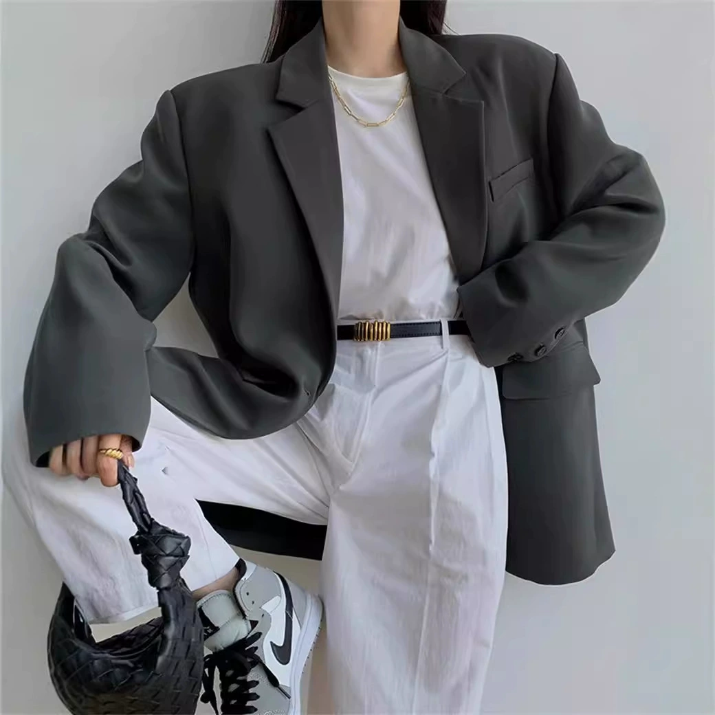 Autumn classic suit jacket, British style, for teenagers