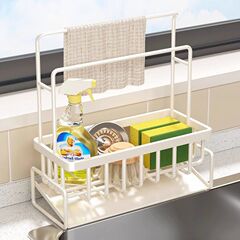 抹布沥水架厨房用品家用水池洗碗布海绵收纳水槽窄边水龙头置物架