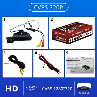Suitable for 08/10 BMW 5 Vehicle camera - ccdcvbs-fisheye-wide-angle-1280720
