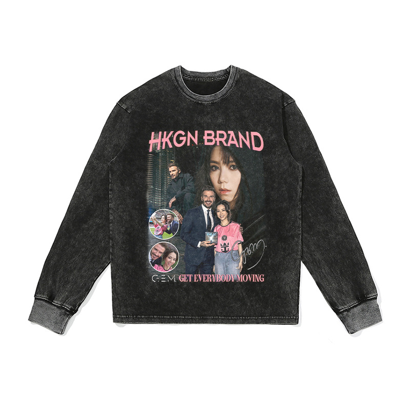 Deng Ziqi Beckham impresa camiseta de manga corta de cuello redondo suelta estrella de moda de fútbol