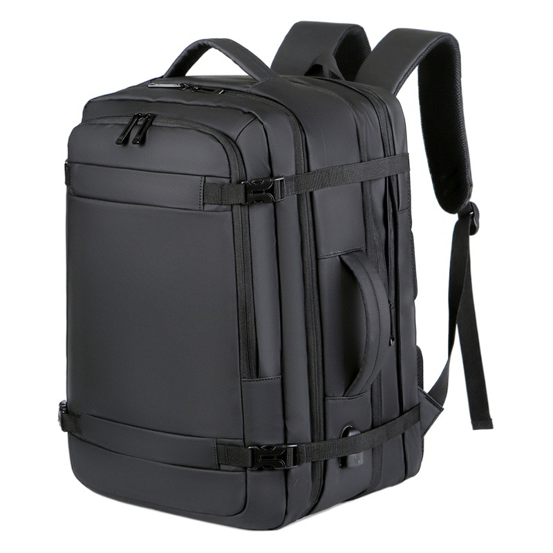 Cross-Border Large-Capacity Backpack Men's Business Outdoor Travel Backpack Men's 17inch Casual Waterproof Computer Bag Customization