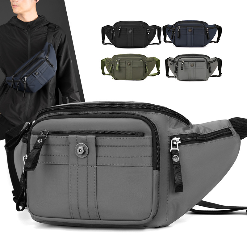 wepower nuevo tipo de bolso de cintura para hombres, mochila para montar al aire libre, mochila de hombro, bolso de pecho deportivo impermeable, ocio