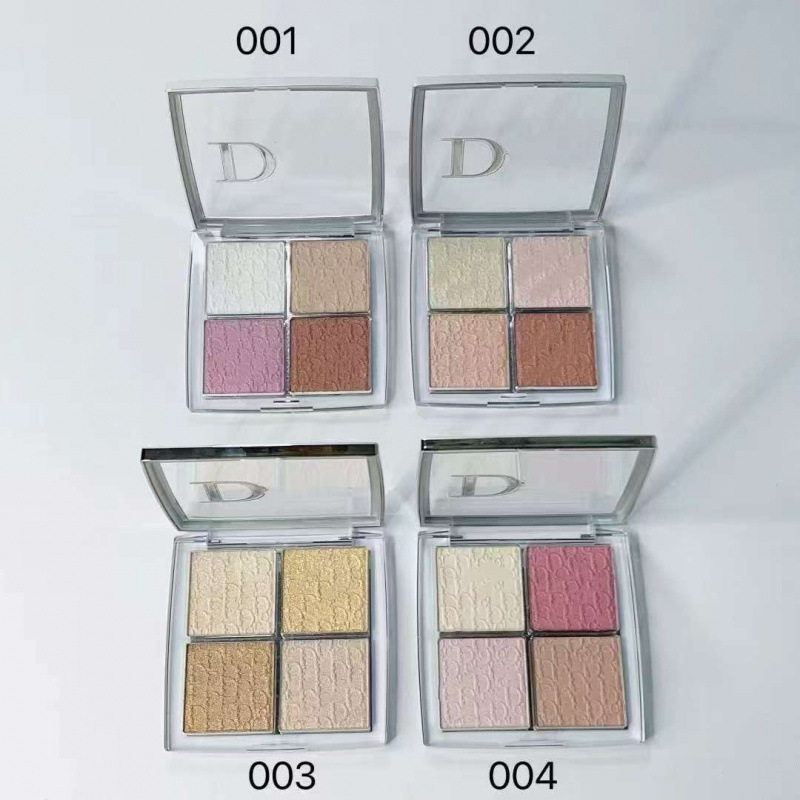 Edición de comercio exterior Dijia detrás del escenario de cuatro colores resaltado 001 002 003 004 bandeja de blush, bandeja de maquillaje facial