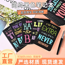 高颜值ins风本子A6记事本手账本复古车线小号便携本子笔记本定制